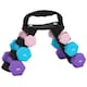 image 1 of SPORTNOW Dumbbells Set with Storage Rack, 2 x 1kg, 2 x 2kg, 2 x 3kg, Pink