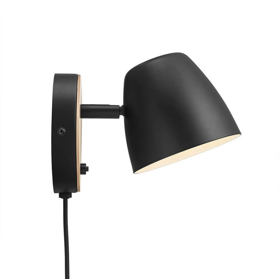 image 1 of Theo | Wall | Black Black | Black