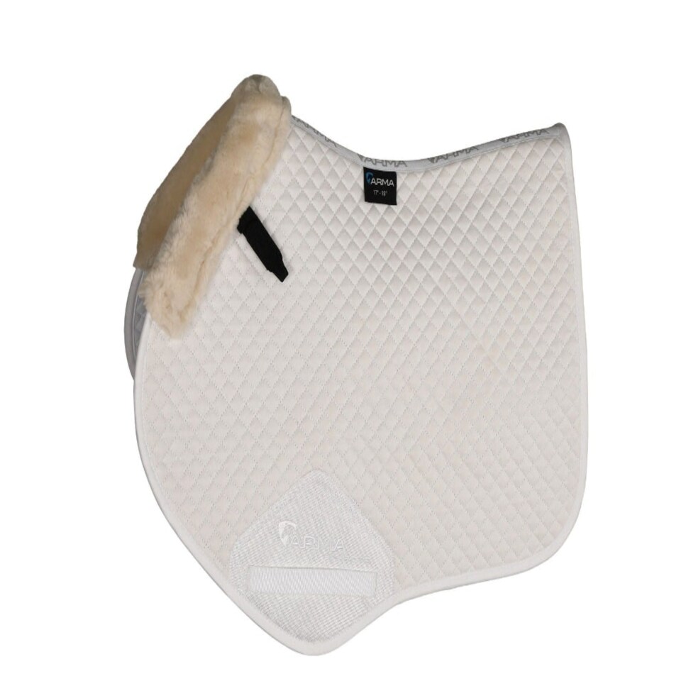 image 1 of Shires Performance Supafleece Jump Saddlecloth Brown | Size: Full
Colour: Brown