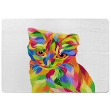 Animal Cat Illustration Pop Art (Rug)