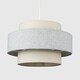 image 1 of ValueLights Pair of Grey Ceiling Pendant Shade