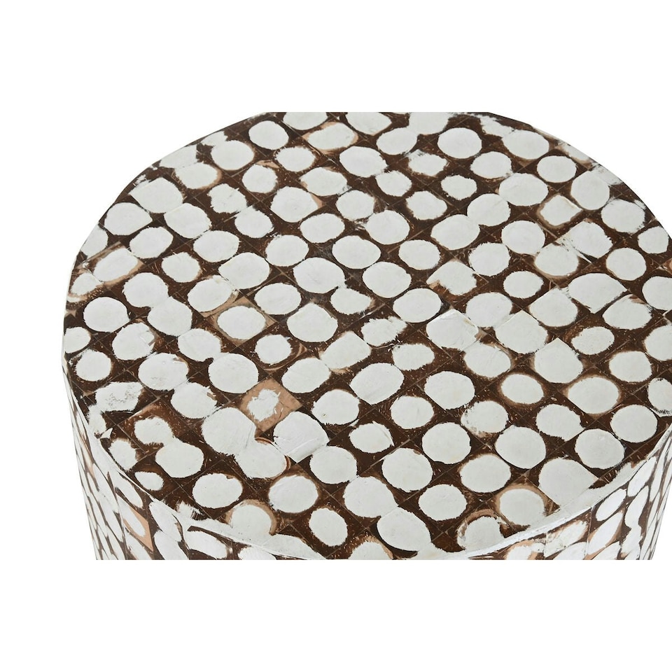 image 1 of Side table Home ESPRIT White 40 x 40 x 42 cm