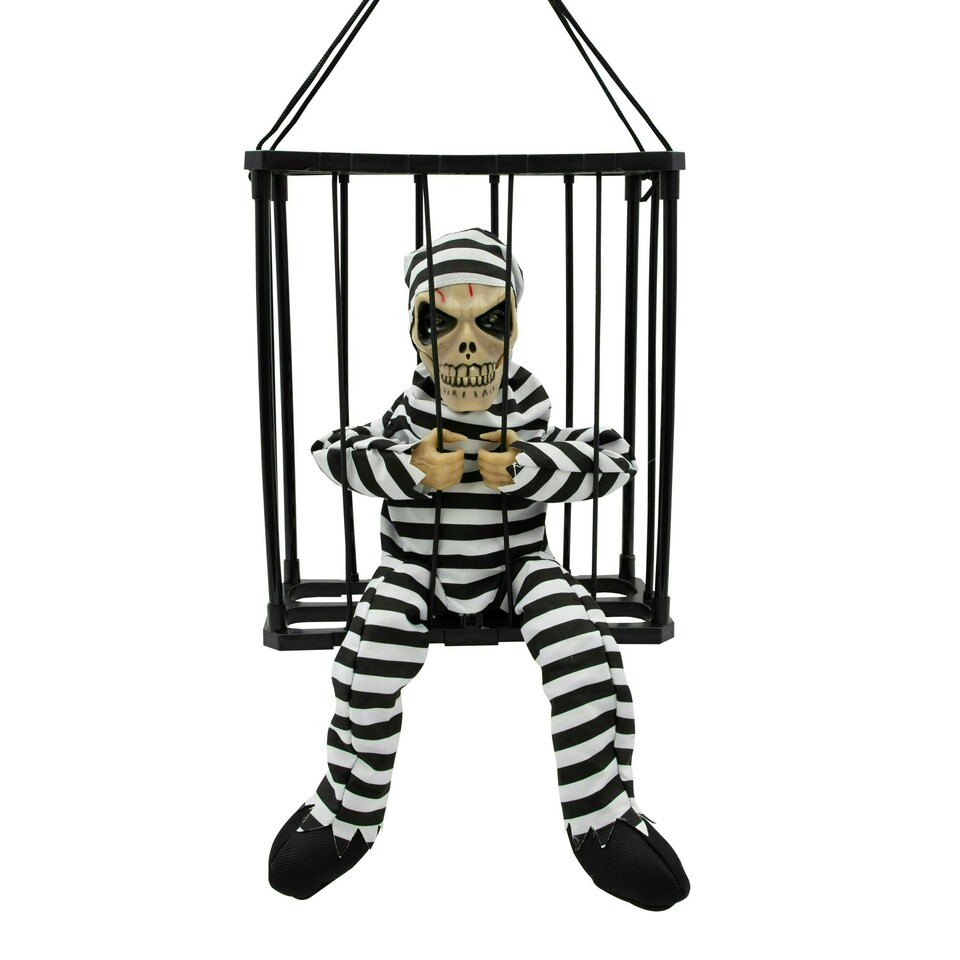 image 1 of Animated Prisoner Skeleton