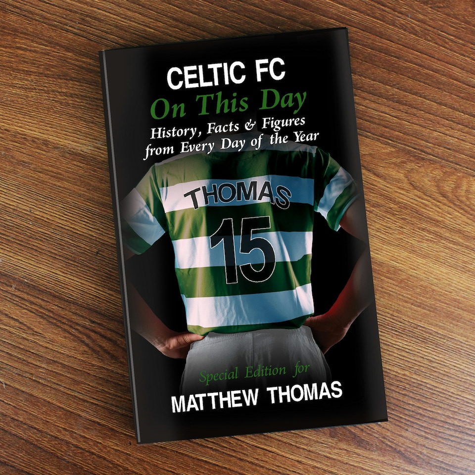 image 1 of Personalised Celtic on this Day Book