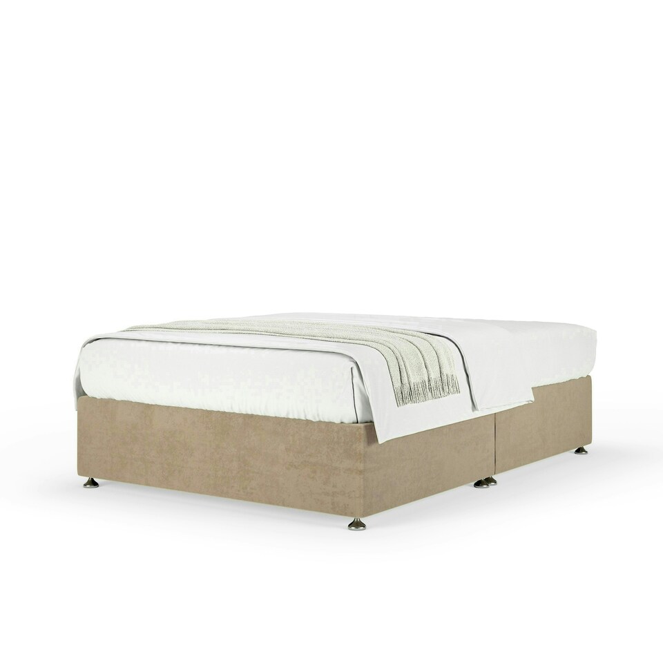 image 1 of Neptune Spring Mink Naples Velvet Divan Set Double