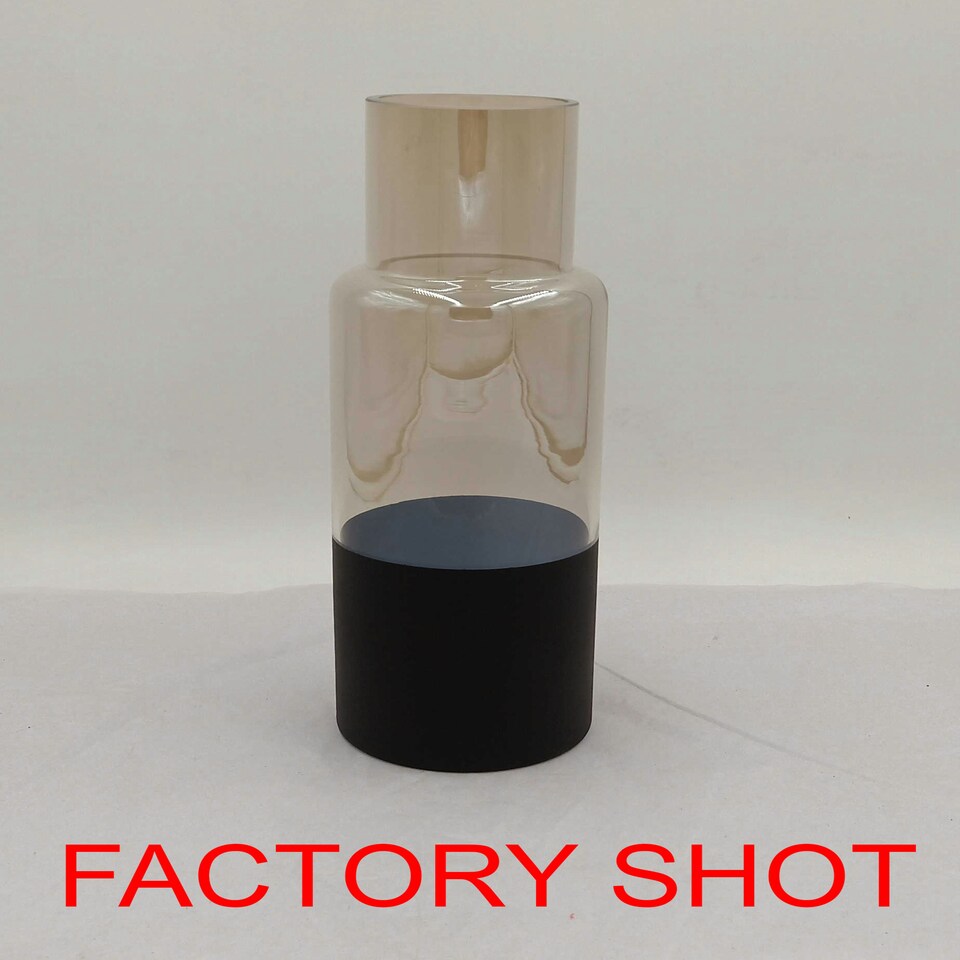 image 1 of Interiors by Premier Unique Bottle Vase, Elegant Glass Vase, Versatile Pottery Vase, Easy To Care Vase For Artificial Flowers Clear