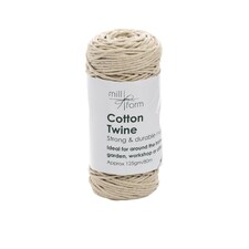 Mill Farm Cotton Twine Spool Small 125g / 80m - One Colour - One Size