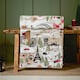 image 1 of Furn Joy To All Printed Fleece Throw | Cream | Cream | 1