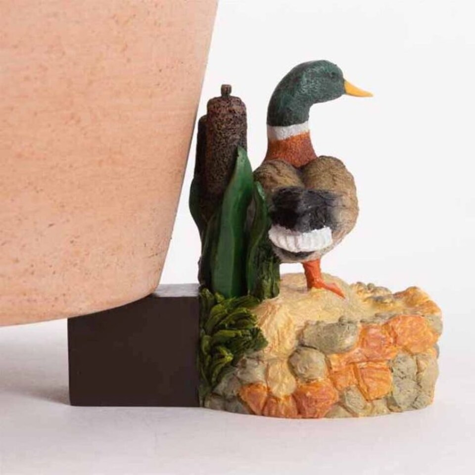image 1 of Coloured Mallard Duck Plant Pot Feet - Set of 3 Multi