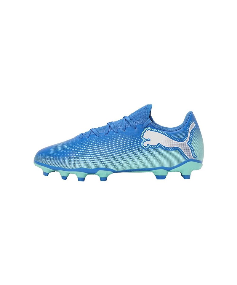 image 1 of Puma Unisex Adults Future 7 Play Fg/Ag Soccer Shoe, Hyperlink Blue-Mint- White, 9 UK