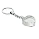 image 2 of MidOcean Heartward Heart Glass Keyring | Clear | Transparent | 1