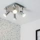 image 1 of ValueLights Spotlight Polished Silver Spotlight and GU10 Spotlight LED 5W Warm White 3000K Bulb Chrome