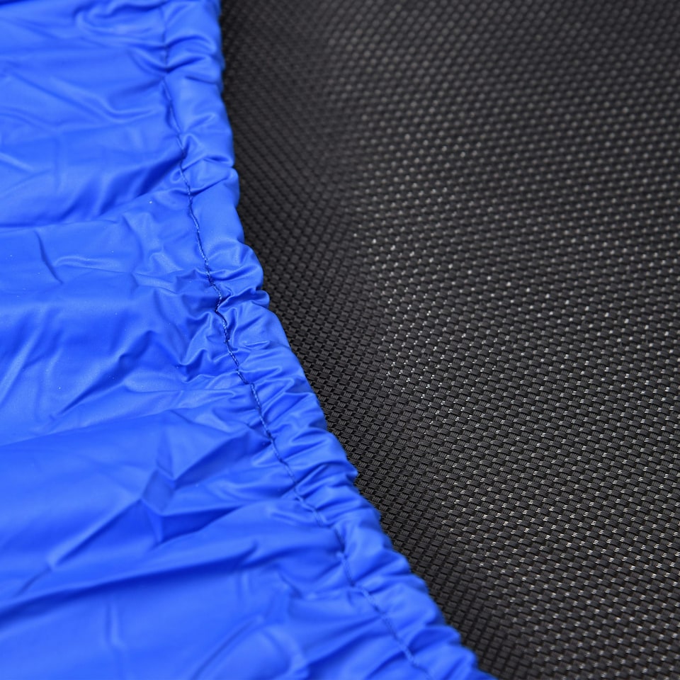 image 1 of HOMCOM 91cm Fitness Trampoline Exercise, Max Load 100 KG, Blue Black