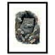 image 1 of Wild Cat Rock Cavity Wildflowers Watercolour 9x7" Black Framed Wall Art Print