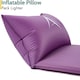 image 2 of Self Inflating Mat with Pillow - Purple