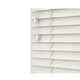 image 1 of 210cm Fog White Wooden Venetian Blinds With Strings (130cm drop) | White | White