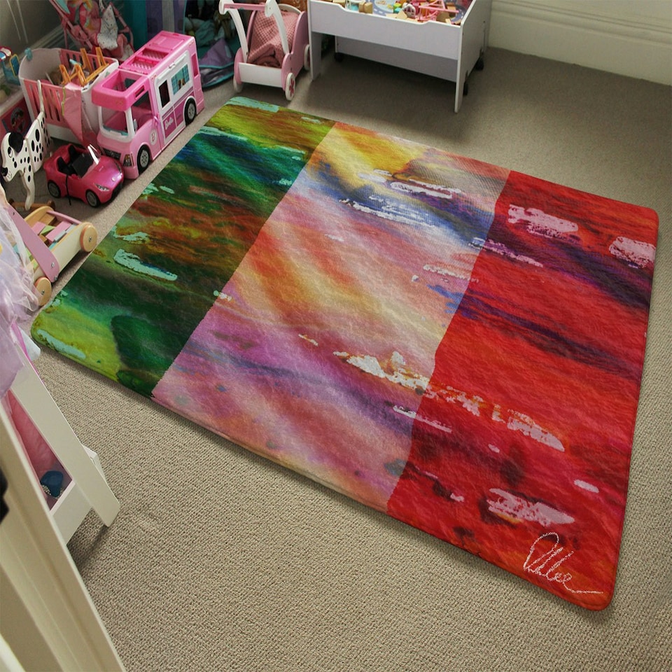 image 1 of Italy flag (Rug) Multi | Large: 140x200cm
