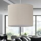 image 7 of First Choice Lighting Natural Linen 25cm Pendant Lightshade Brown