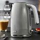 image 2 of GEEPAS 1.7L Electric Kettle 3000W 360° Rotational Base Cordless Kettle, Grey