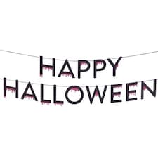 Bloody Happy Halloween Cardboard Letter Banner 200cm
