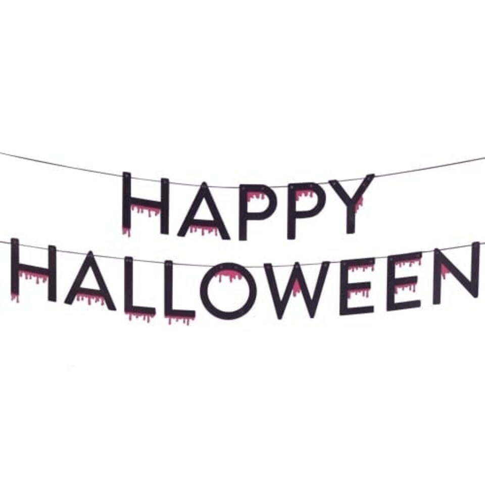 Bloody Happy Halloween Cardboard Letter Banner 200cm
