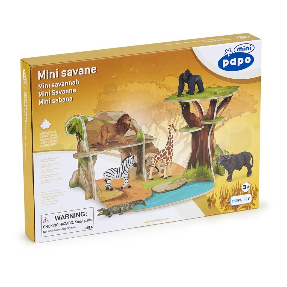 image 1 of PAPO Mini Papo Mini Savannah Mini Toy Playset