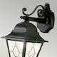 image 2 of Norfolk 1 Light Outdoor Wall Lantern Light Black IP43, E27
