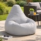 image 1 of Icon Dalton High Back Adult Gaming Indoor Outdoor Bean Bag Chair, Grey