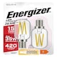 image 1 of Energizer LED Filament Cookerhood E14 420lm 4W 3000K (Warm White) - Pack of 2