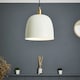 image 2 of BHS Dale Galley Ceiling Pendant, Satin Ivory