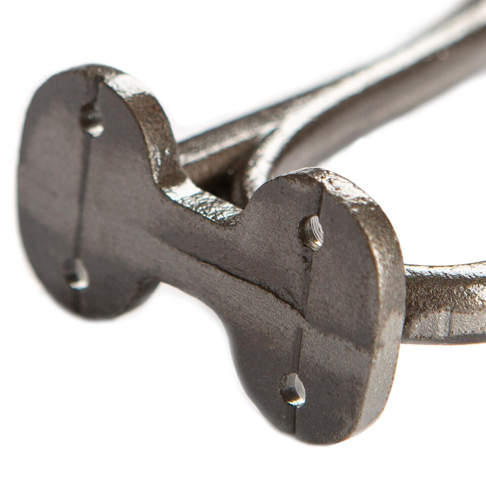 image 1 of Hammer & Tongs Flat Top Ball End Hat & Coat Hook - W35mm x H85mm - Raw