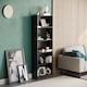 image 7 of Vida Designs Cambridge 5 Tier Extra Large Bookcase Display Storage, Black