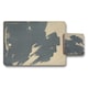 image 1 of 12 Piece Placemats And Coasters Set With Designer Artwork And Wood Bottom