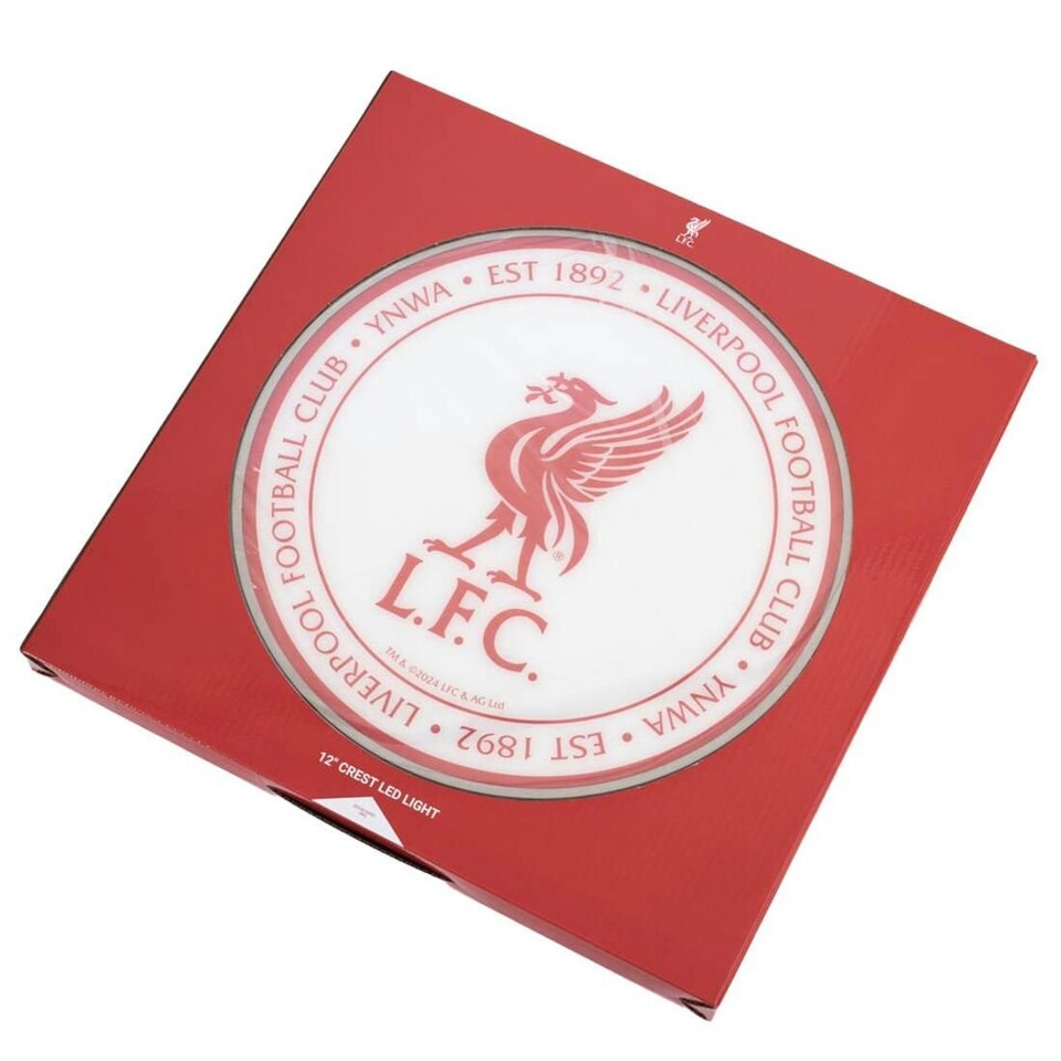 image 1 of Liverpool FC LED Wall Light - Red/White - One Size | Multi | Red | One Size