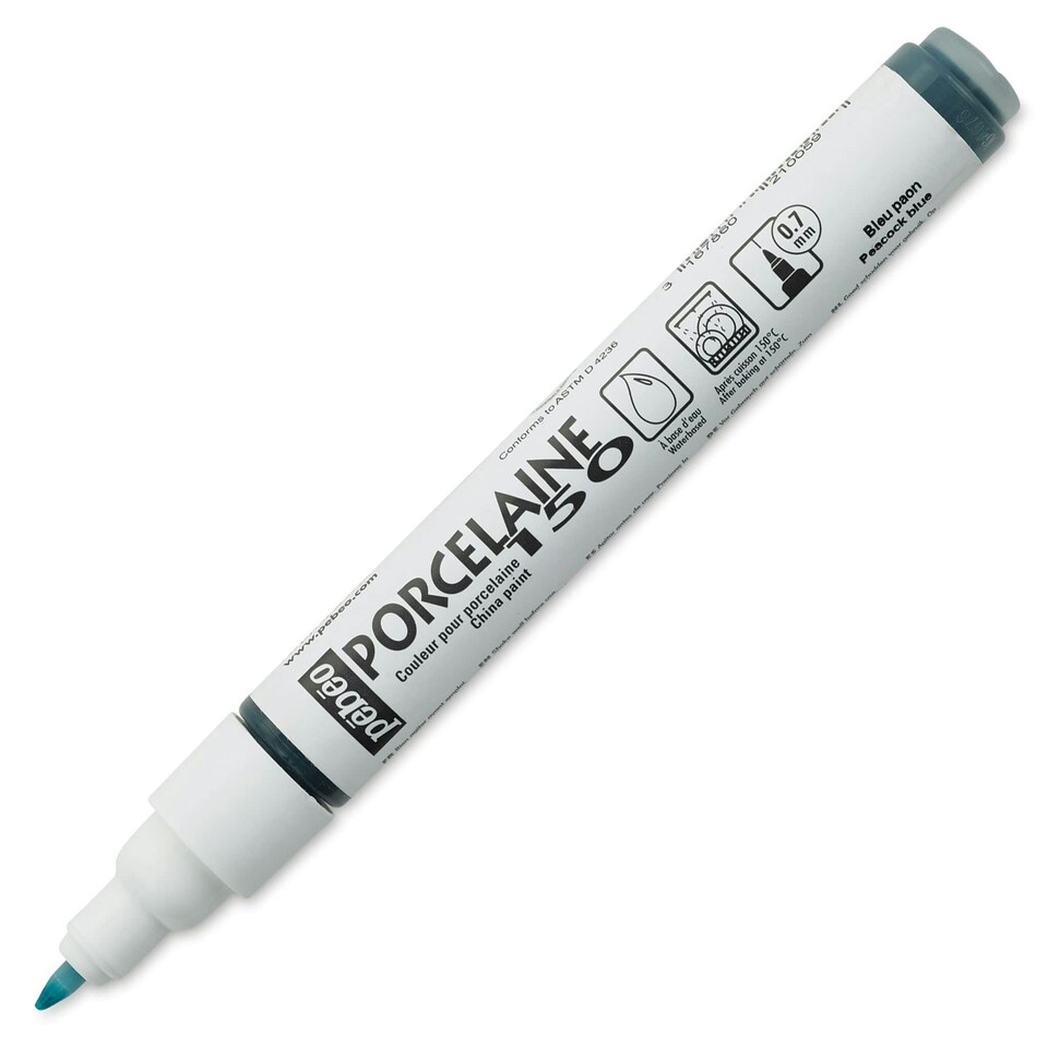 Pebeo Porc 150 Mrk Fine Peacock Blue Multi