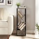 image 9 of COSTWAY 2 Pcs Tree Bookshelf 4 Tier Storage Bookcase with Drawer Grey