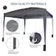 image 6 of MCC Direct Gazebo 3x3 Pop up Garden Outdoor Tent Patio Canopy Marquee with Sides