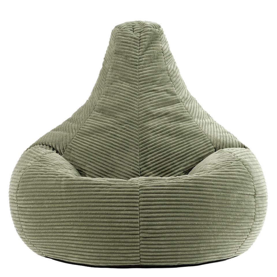 image 1 of Dalton Medium Beanbag Corduroy Sage Green | Green | Green | 1
