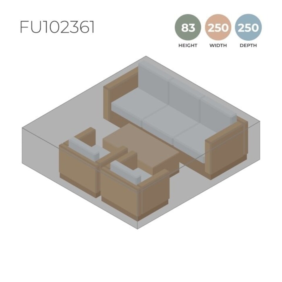 image 1 of Medium Sofa Furniture Protective Cover in Black Black