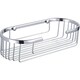 image 1 of Showerdrape Clasico Wall Mounted Stainless Steel Chrome Oval Basket