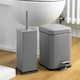 image 5 of Harbour Housewares Square Toilet Brush - Matt Grey Grey
