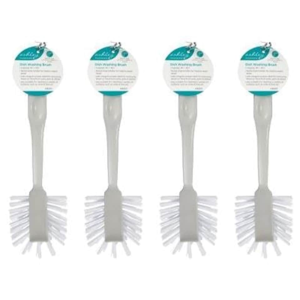 Ashley Dish Brushes - 27.5cm - Grey - Pack of 4 Grey