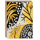 image 1 of Abstract Botanical Leaves Branches Him Her Birthday Card