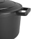 image 6 of Argon Tableware Cast Iron Casserole Dish - Enameled Dutch Oven - Self-Basting Lid - Hob to Oven - 4.5 Litre - Matt Black | Black | Matt Black