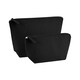 image 1 of Bagbase Felt Accessory Bag - Black - 16cm x 12.5cm x 6cm Black