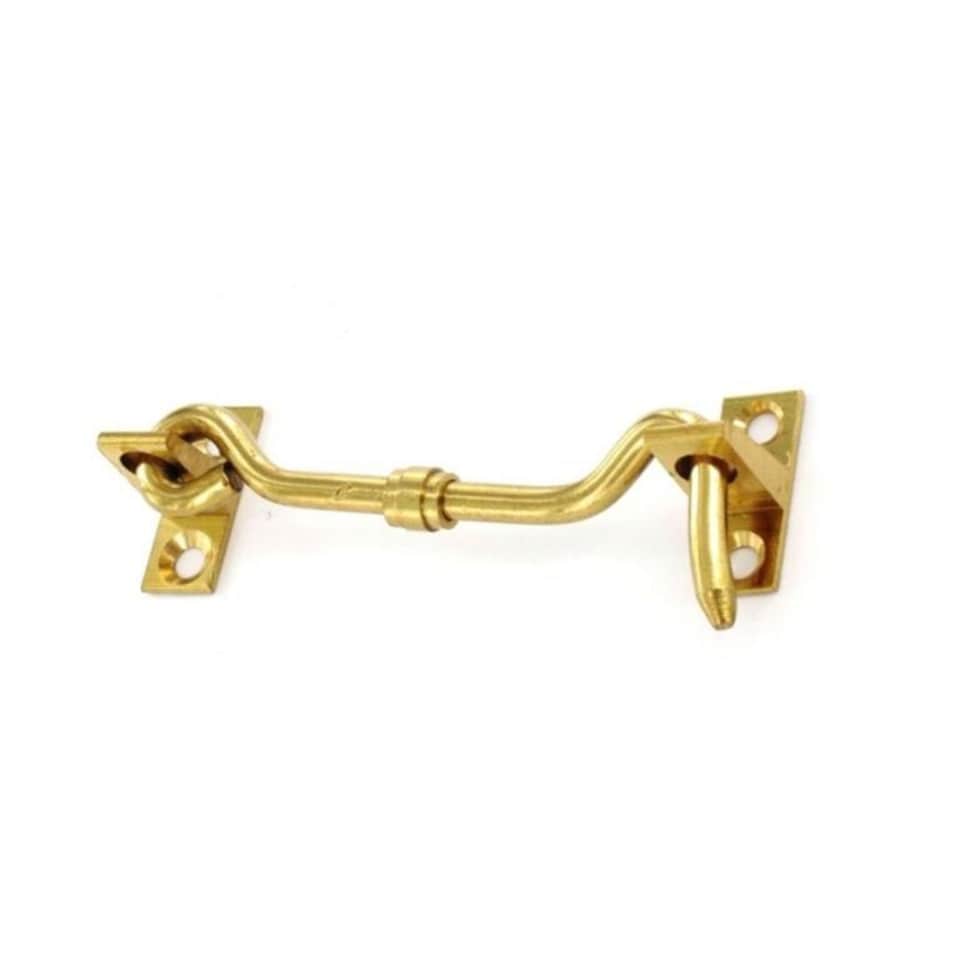 Securit Brass Cabin Hook - Gold - 100mm