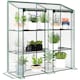 image 1 of Outsunny Mini Green House with 3 Tier Shelves, 151H x 143W x 46Dcm, Clear