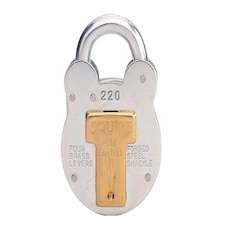 Henry Squire 220 Old English Padlock With Steel Case 38Mm