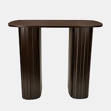 OHS Madison Console Table Ribbed Engineered Wood Entryway Display Desk
