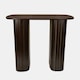 image 1 of OHS Madison Console Table Ribbed Engineered Wood Entryway Display Desk